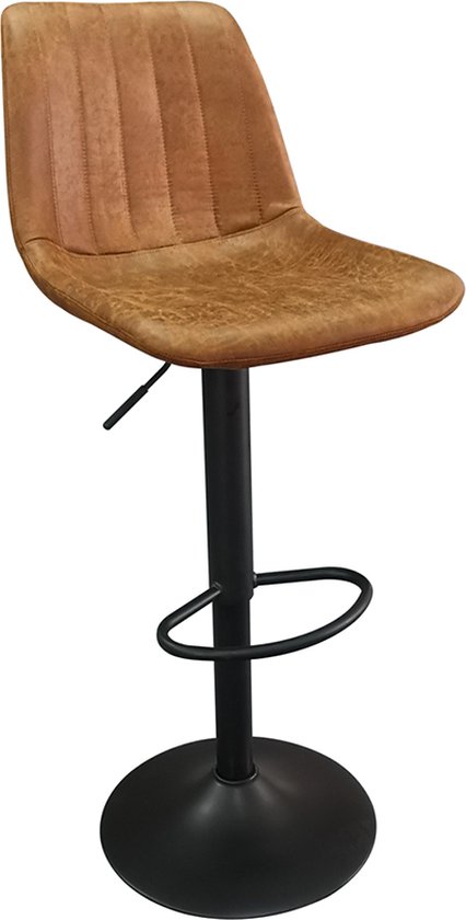 Tabouret de bar Stozy Aminah Cognac