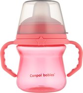 Canpol Babies | babybeker met siliconen tuit | FirstCup | 150ml Roze