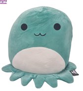 Happy Trendz® - Squish Knuffel kussen - Squish pluche 23 cm groot - Octopus - Kussen - knuffel Octopus octo pus - Kawaii Kussen - Squishy Pillow - 2023 Hype - Must Have Pluche Plushe - Fluffy - Super Zacht - 23 cm Groot Octopus super zacht