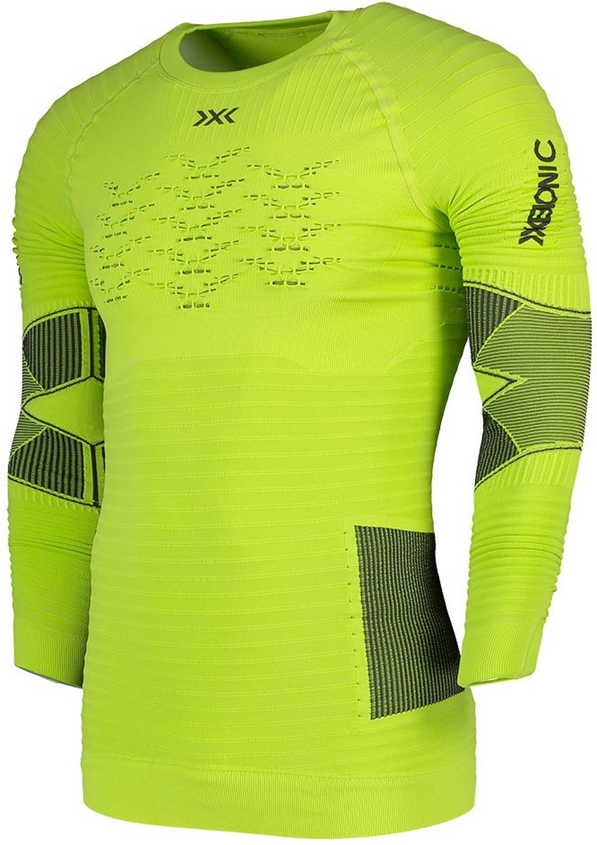 X-bionic Effektor 4.0 Run Lange Mouwenshirt Groen XL Man