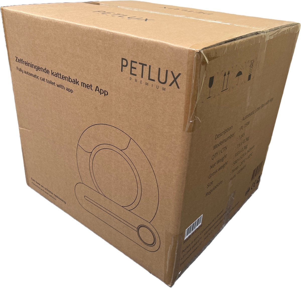 Bac à litière semi-automatique avec filtre anti-odeurs – PETLUX
