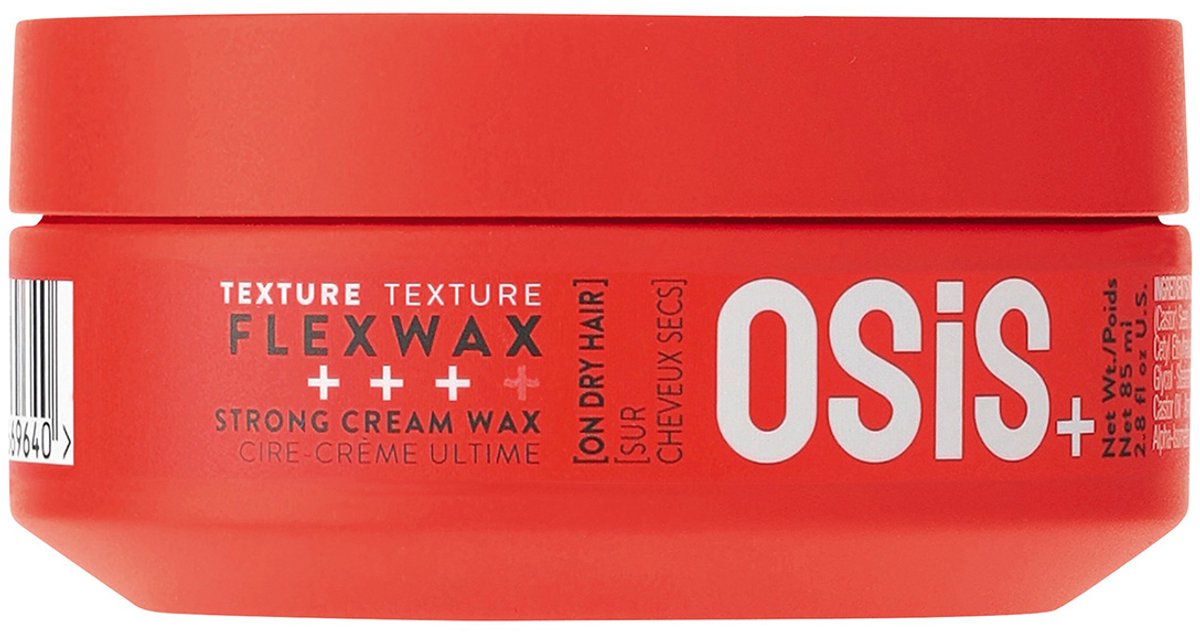 Bol.com Schwarzkopf OSiS+ Flexwax Strong Cream Haarwax – Sterk & Flexibel – 85 ml aanbieding