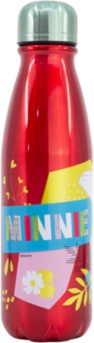 Minnie Mouse aluminium drinkfles / drinkbeker - 600 ml van Mi — afbeelding 2