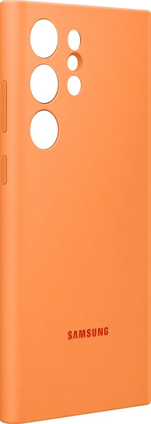 Samsung Siliconen Hoesje - geschikt voor Samsung Galaxy S23 Ultra - Oranje