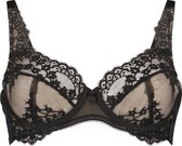 Hunkemöller Dames Lingerie Niet-voorgevormde beugel bh Daisy - Zwart - maat E85