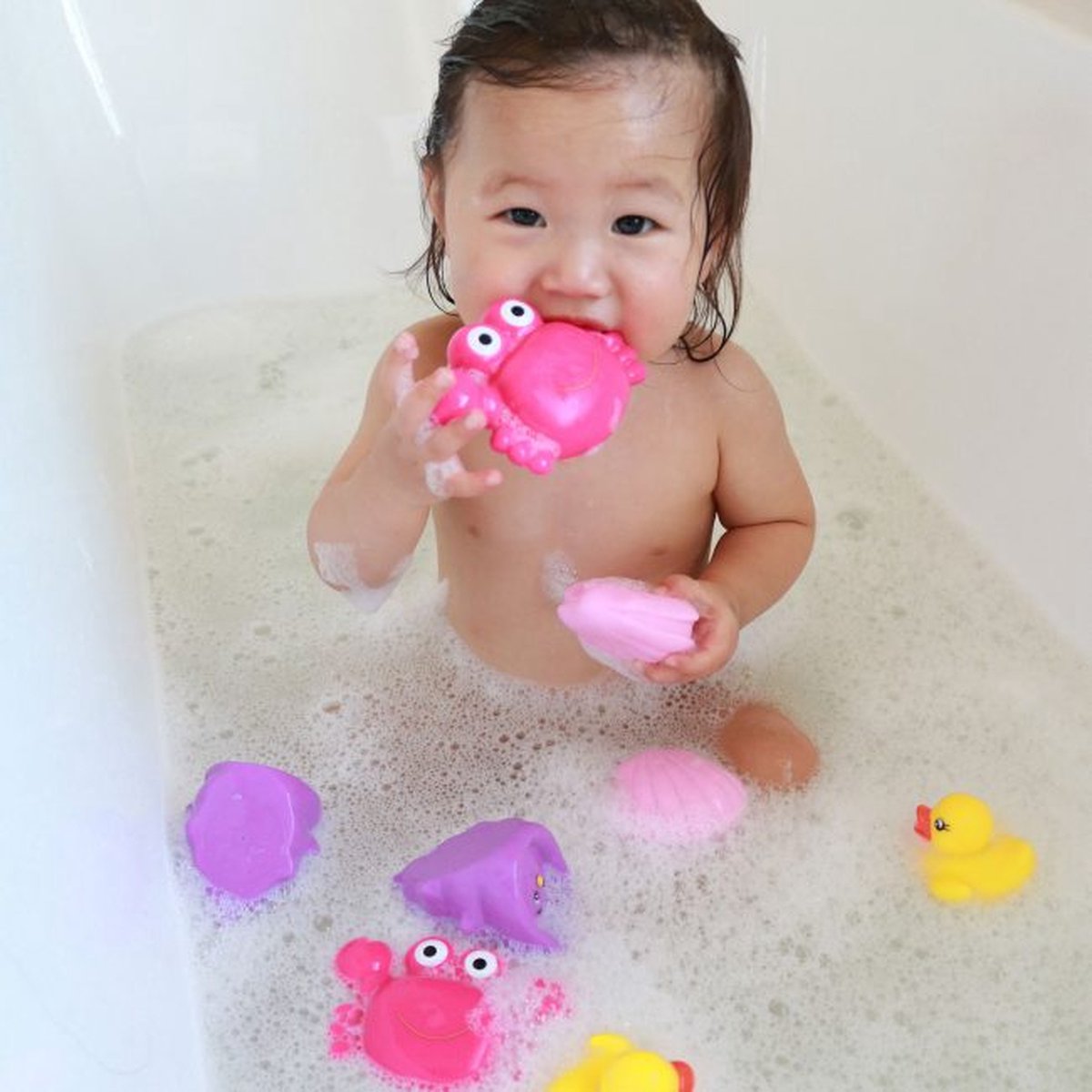 Playgro Drijvend badspeelgoed volledig afgesloten - 7st - badgeschenkset - Schimmelvrij - Badspeelgoed - waterspeelgoed baby - Waterspeelgoed Peuters - Baby Speelgoed - Waterspeelgoed - BPA vrij — afbeelding 11