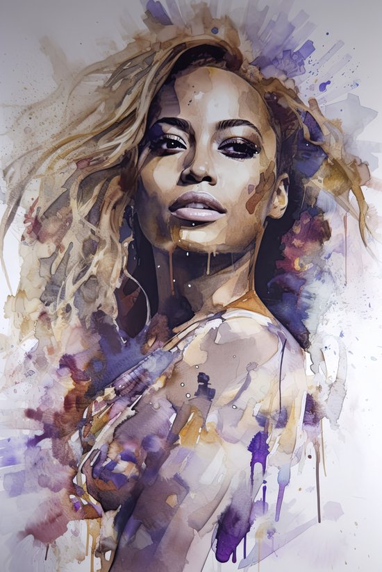 Beyonce Poster - Muziekposter - Abstract poster - Beyonce Knowles - Beyhive poster - 51x71cm - Geschikt om in te lijsten