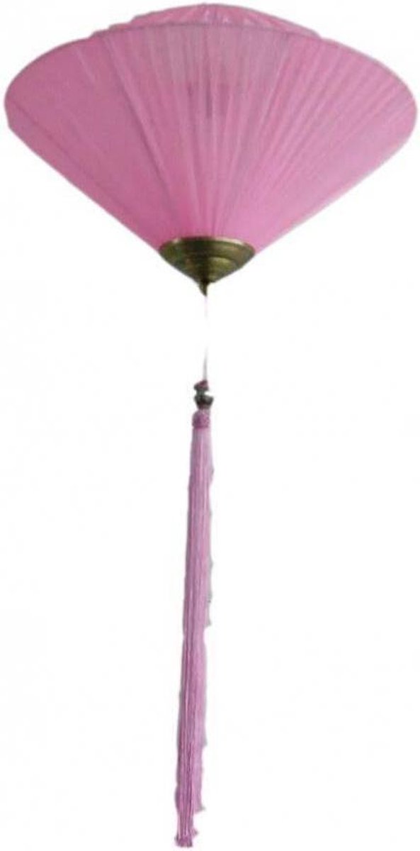 Fine Asianliving Chinese Lampion Roze Zijde D40xH25cm
