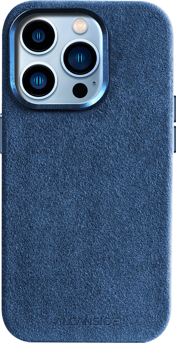 iPhone Alcantara Case - Ocean blue iPhone 14 Pro