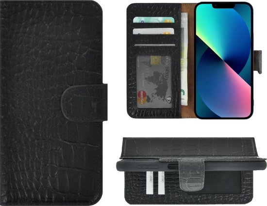 TORRO Leder Klapphülle kompatibel mit iPhone 14 Pro Max - Echtes Leder MagSafe kompatible