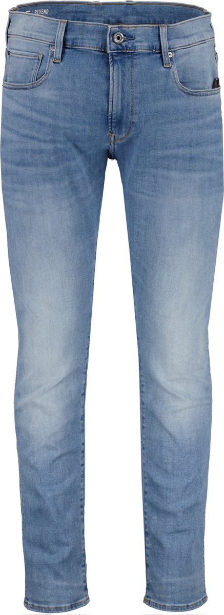 G-STAR Revend Skinny Heren Jeans lt indigo aged Blauw