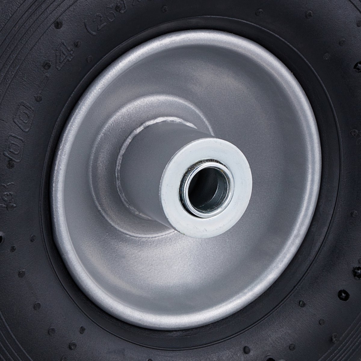 Relaxdays Steekwagenwiel 3.00 4 Set Van 2 Stuks Stalen Velg Reservewiel Luchtband Zwart Grijs 597632768