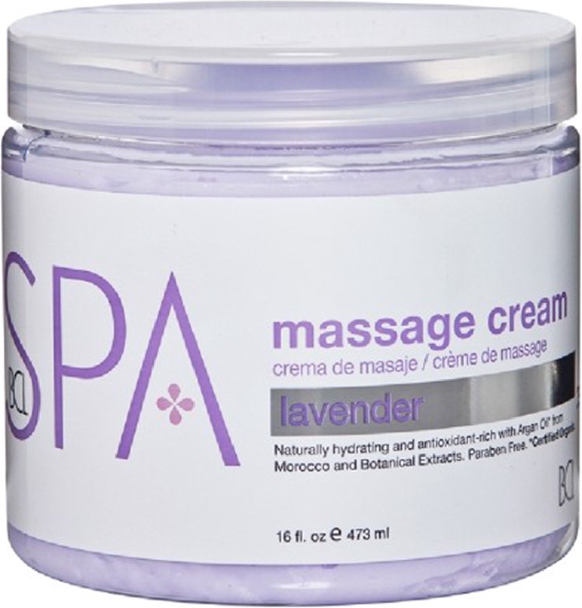 BCL SPA - Massage Cream Lavender+Mint - 473 ml