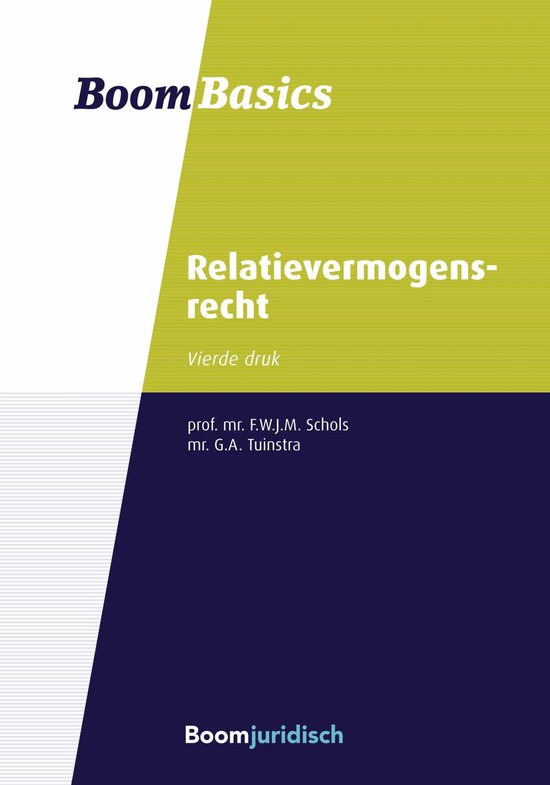 Boom Basics - Relatievermogensrecht - cover
