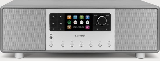 Sonoro Primus stereo internetradio met DAB+, FM, Spotify en Bluetooth, - matt graphite