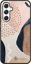Casimoda® hoesje - Geschikt voor Samsung Galaxy A54 - Abstract Dots - Zwart TPU Backcover - Geometrisch patroon - Multi