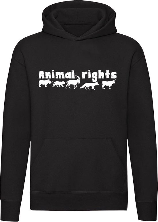Animal rights | dieren | rechten | safari | beesten | dierentuin | bok | vos | wilde dieren | dier | Unisex | Trui | Hoodie | Sweater | Capuchon