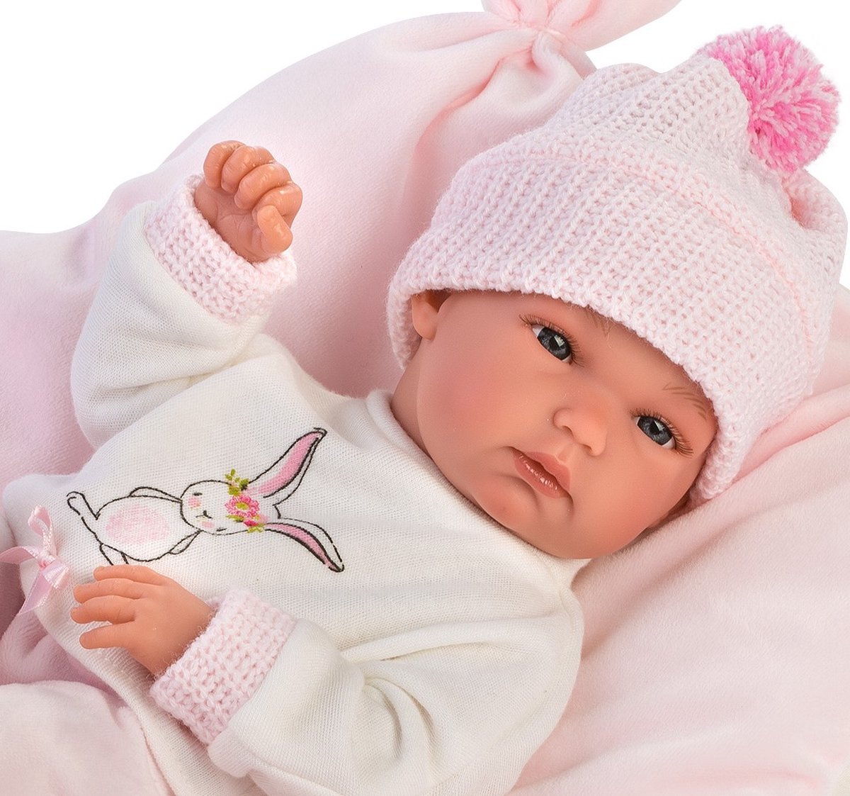 Llorens fullbody babypop Bimba meisje 35 cm met deken en speen
