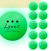 Lynnz® 20x glow in the dark tafeltennis ballen outdoor | pingpongballen - tafeltennisballen - balletjes - pingpong - beerpong