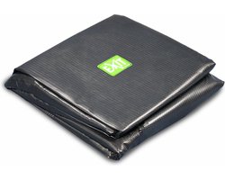 EXIT Premium Trampoline Afdekhoes 366cm - Extra Dikke Beschermhoes voor de Winter - Rond - Met Afwateringsgaten - Zwart