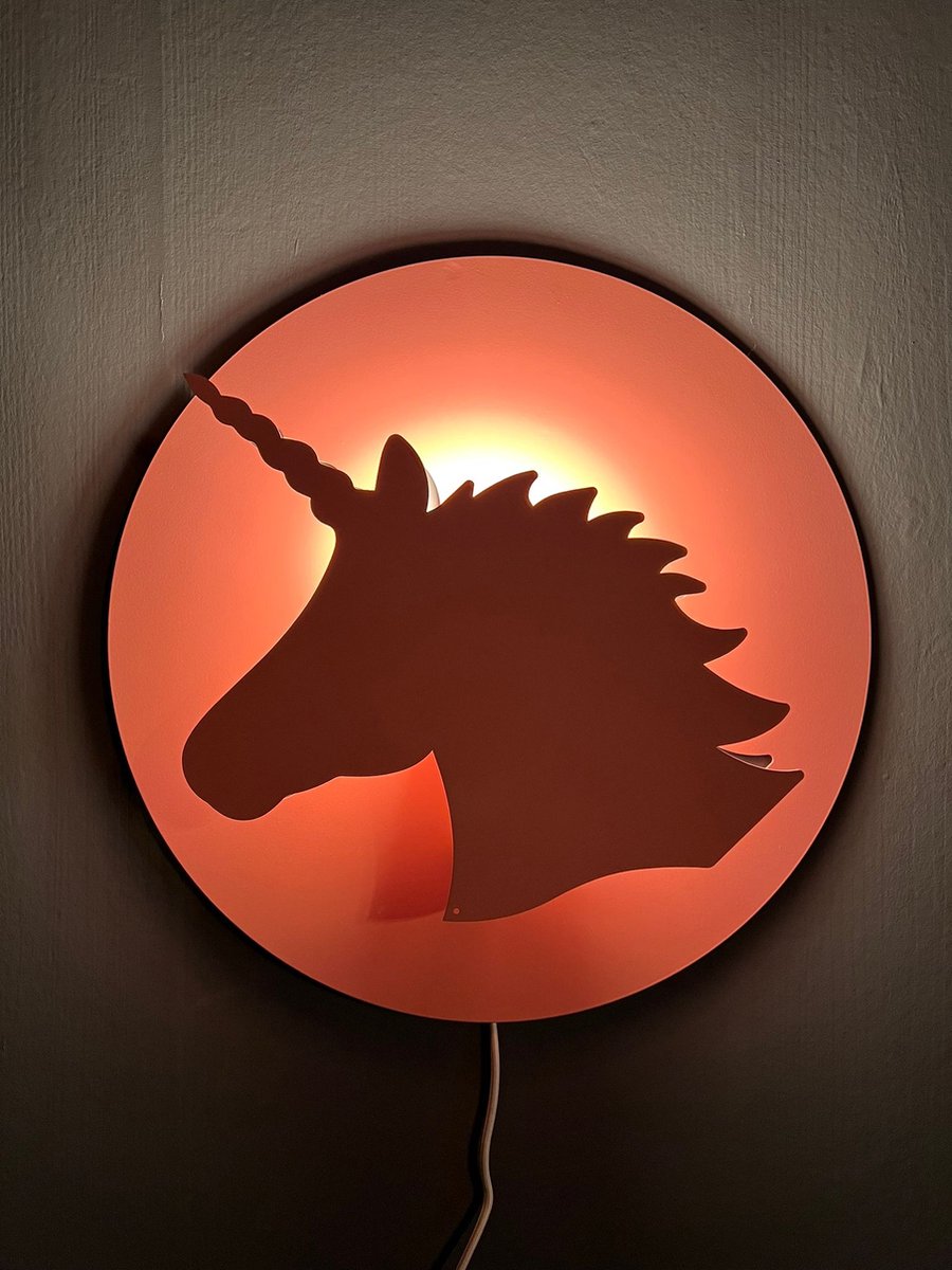 Lampe à poser Licorne Blanche