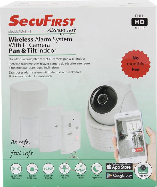 SecuFirst ALM314S Draadloze IP camera