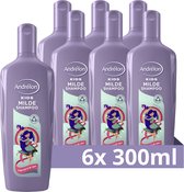 Bol.com Andrélon Kids Prinses Milde Shampoo - 6 x 300 ml - Voordeelverpakking aanbieding