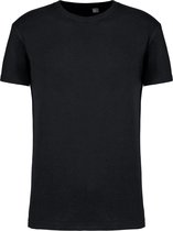 Biologisch unisex T-shirt ronde hals 'BIO190' Kariban Zwart - 5XL
