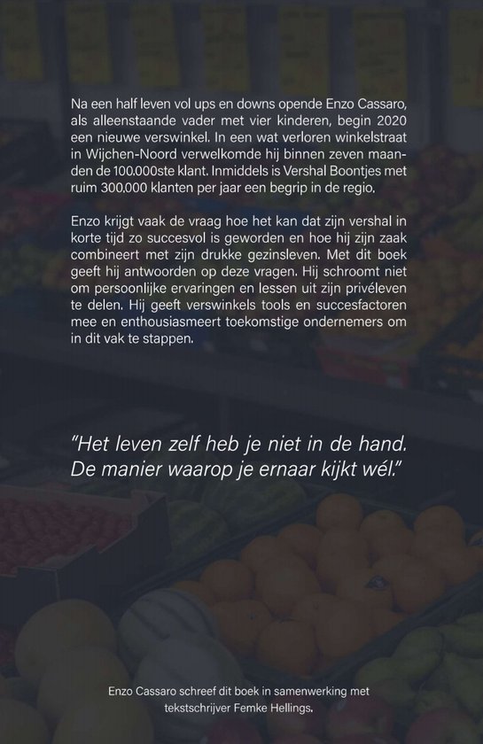 Boontjes het verhaal achter Enzo Cassaro
