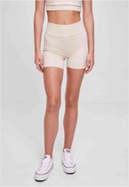 Urban Classics - Recycled High Waist Hotpants Korte cycle broek - 5XL - Creme