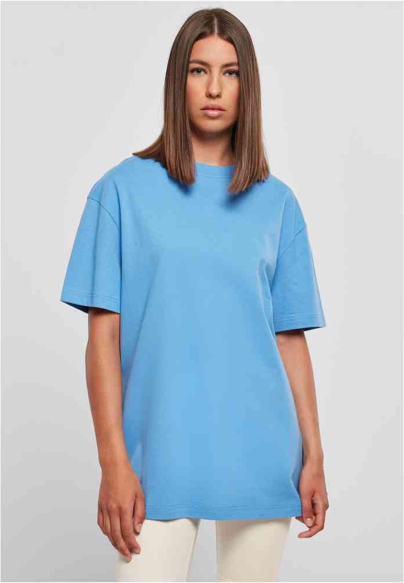 Urban Classics Oversized Boyfriend Dames Tshirt XXL Blauw
