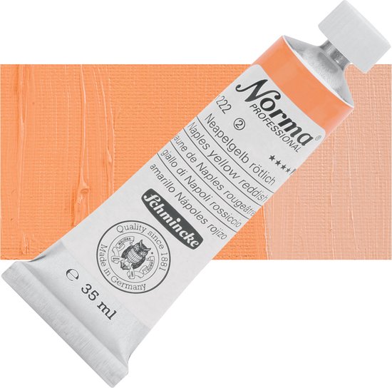norma professional olieverf napelsgeel roodachtig - tube 35 ml. Martin