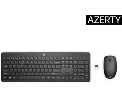 HP 150 - Bedraad Toetsenbord en Muis - Azerty - Zwart