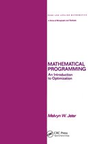 Chapman & Hall/CRC Pure and Applied Mathematics- Mathematical Programming