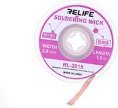RELIFE RL-2015 - Soldeerlint - 2mm - 1.5 meter