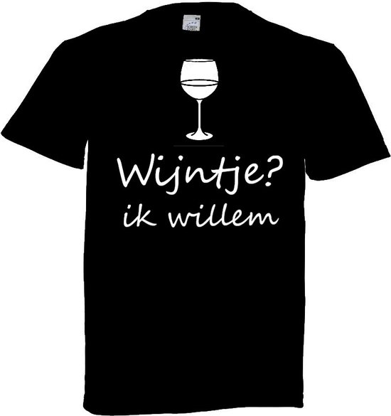 Grappig T-shirt - ik willem - koningsdag - biertje - wijntje - feestje - maat 4XL