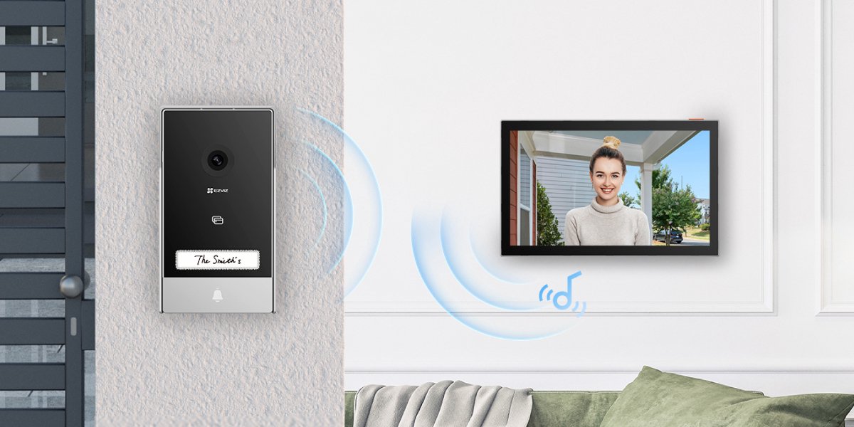 Ezviz HP7 IP-camera - 2K - Video intercom - Buitencamera - Touch monitor - Zwart - 1 Stuk – foto 5