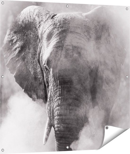 Gards Tuinposter Olifant in het Bos - 60x90 cm - Tuindoek