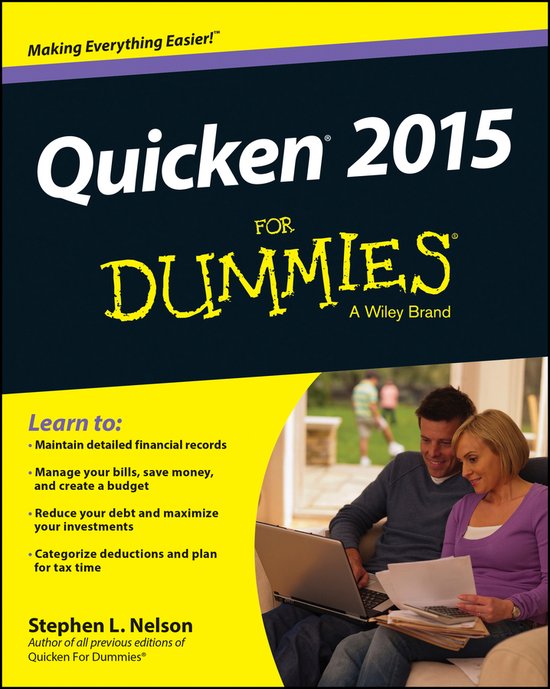 Quicken 2015 For Dummies - cover