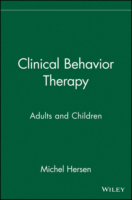 Clinical Behavior Therapy - cover