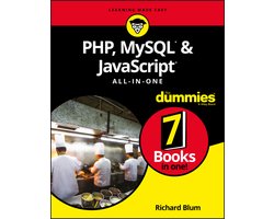 Omslag van PHP, MySQL, & JavaScript All–in–One For Dummies