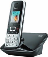 Gigaset Premium 100 Téléphone DECT Identification de l'appelant Noir, Argent