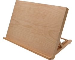 Tekentafel A3 formaat - Hout - Verstelbaar in 6 standen - Lessenaar - Tekentafels - Workstation met werkblad van 42 x 30 cm