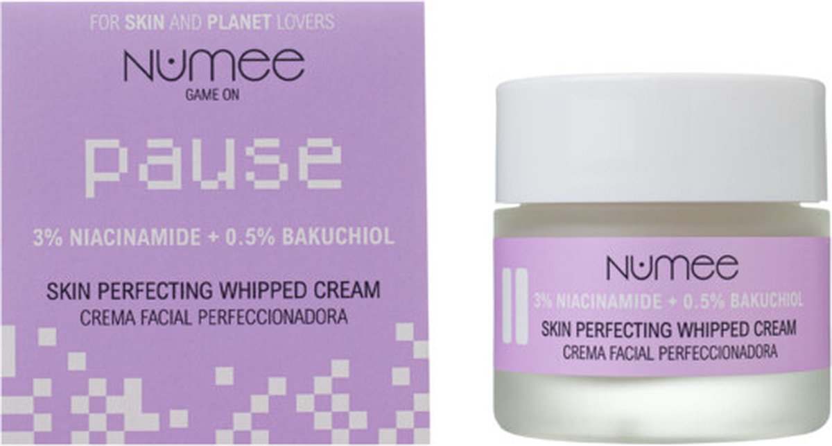 3x Numee Pause Skin Perfecting Whipped Gezichtscrème 50 ml