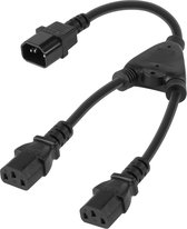 Computer kabel splitter - 1 naar 2 - C13 - Universeel