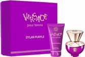 Versace Dylan Purple pour Femme Giftset - 30 ml eau de parfum spray + 50 ml bodylotion - cadeauset voor dames