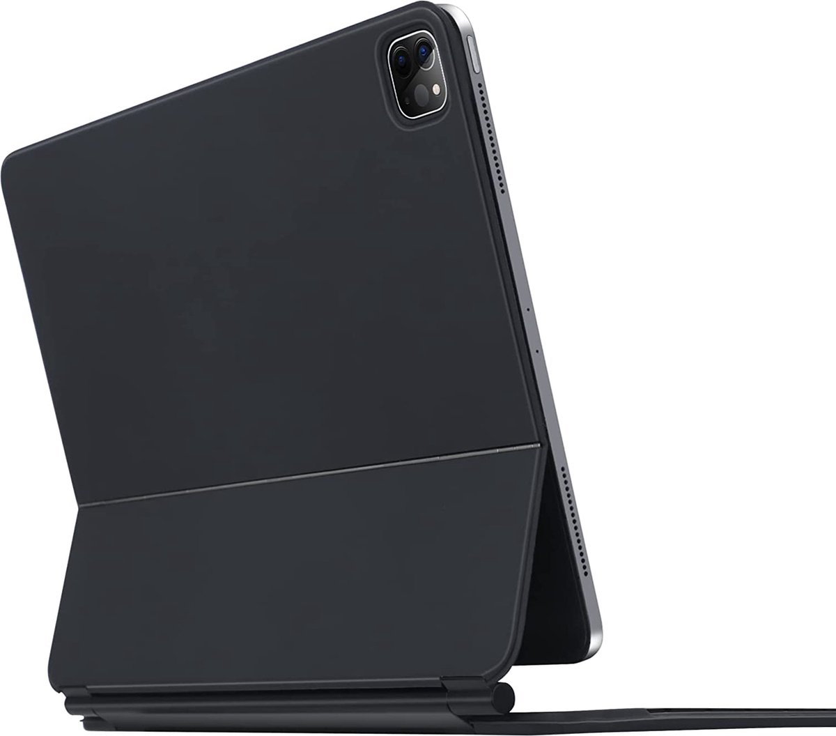 Toetsenbord Hoes Geschikt Apple iPad Pro 12.9 (2018/2020/2021/2022 - Bluetooth Magnetisch Keyboard Case - met Touchpad Muis en Verlichting - QWERTY - Zwart — cadeau in Telefoon & Tablet - foto 5