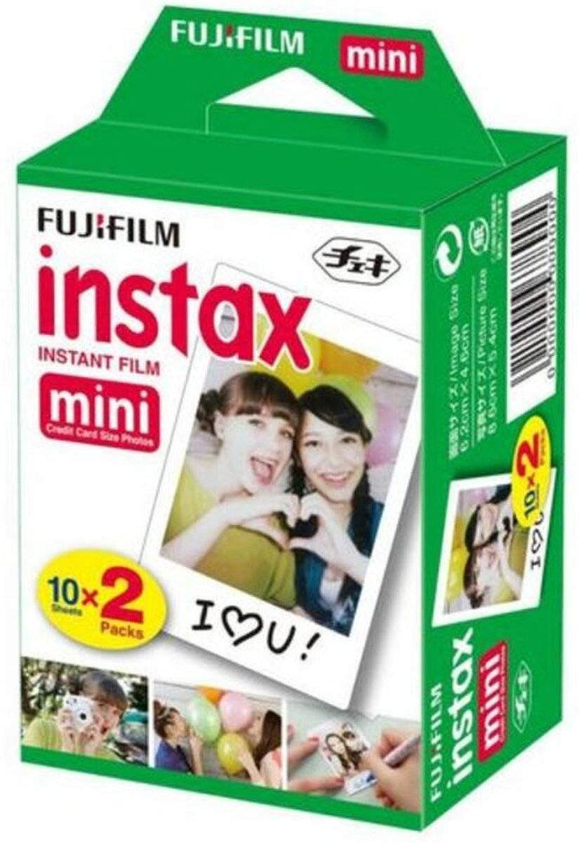klem klimaat Concessie Fujifilm Instax Mini Film - 2 x 10 stuks | bol.com