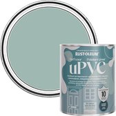 Rust-Oleum Blauw Zijdeglans Verf voor PVC - Kustblauw 750 ml