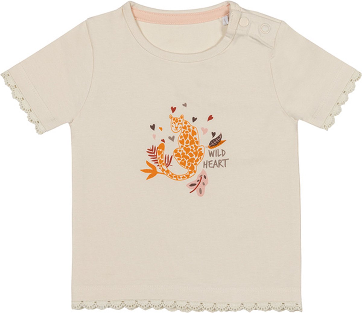 Frogs and Dogs-Jungle T-Shirt Wild Heart-Off White - Maat 62